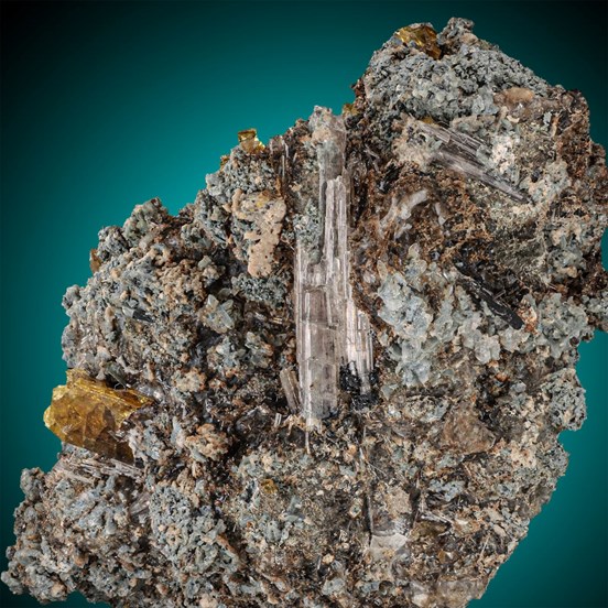 Shomiokite-(Y)-Shomiokitovoe Pegmatite | Umbozero Mine | Alluaiv Mountain | Lovozersky District | Murmansk Oblast | Ru$$ia